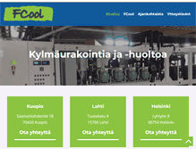 Tablet Screenshot of fcool.fi